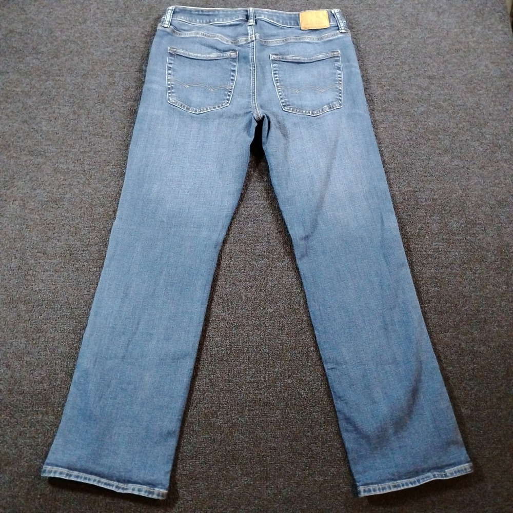 American Eagle Jeans Mens 32x32 Blue Original Bootcut AirFlex+ Stretch Casual - Picture 2 of 10